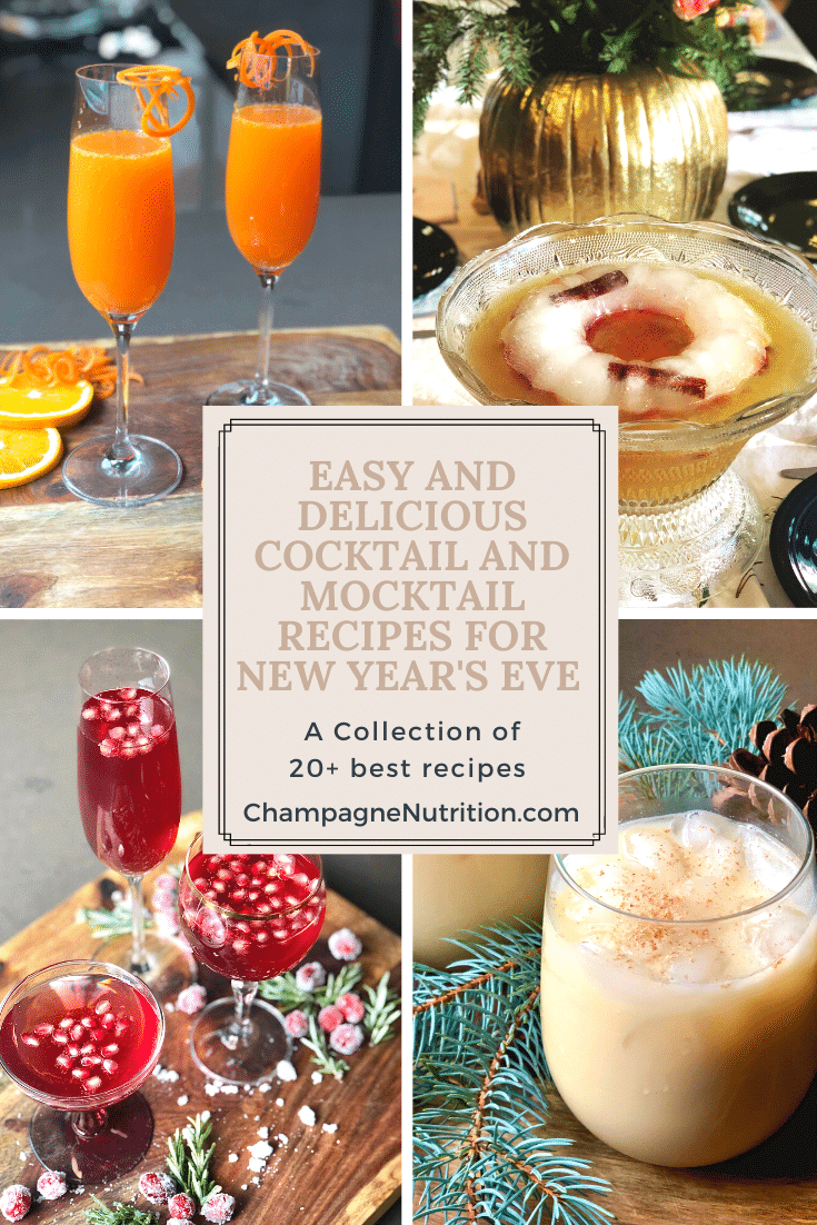 Easy and Delicious Cocktail and Mocktail Recipes for New Year's Eve
