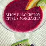 Spicy Blackberry Citrus Margarita