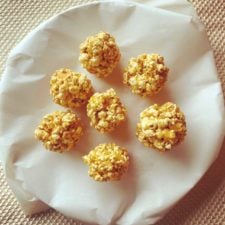 Savory Sweet Curry Popcorn Balls