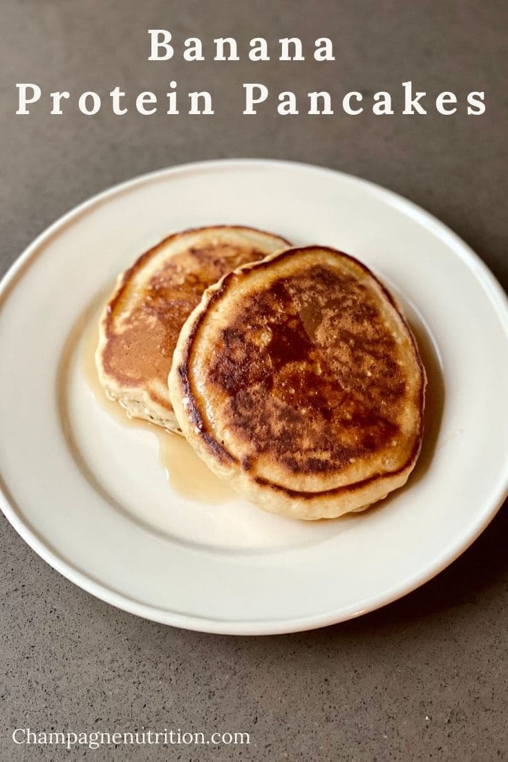Banana Protein Pancakes {healthy, delicious, breakfast meal prep}